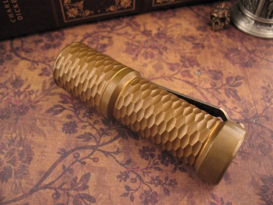 Hanko Machine Works - Stonewashed Bronze Gunner Grip Trident - Image 3