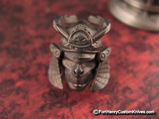 Michael Zieba - Lim Edition - Ancient Samurai Mask Titanium Bead