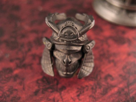 Michael Zieba - Lim Edition - Ancient Samurai Mask Titanium Bead
