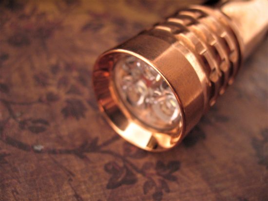 Ti2Design / Mike Bond - Custom Polished Copper Pele Light - Image 4
