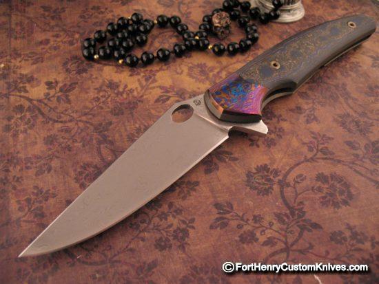 Alexander Cheburkov - Raven w/Stainless Damascus