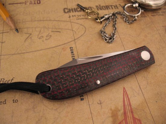 Hiroaki Ohta - Custom Clip Point Jack - Carbon Fiber - Image 2