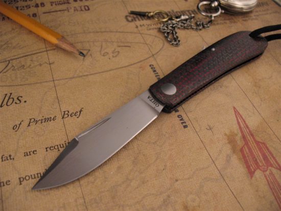 Hiroaki Ohta - Custom Clip Point Jack - Carbon Fiber - Image 3