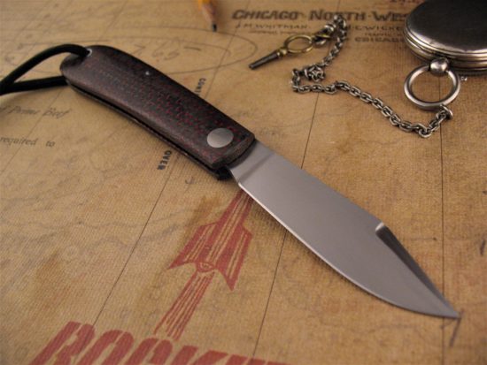 Hiroaki Ohta - Custom Clip Point Jack - Carbon Fiber - Image 6