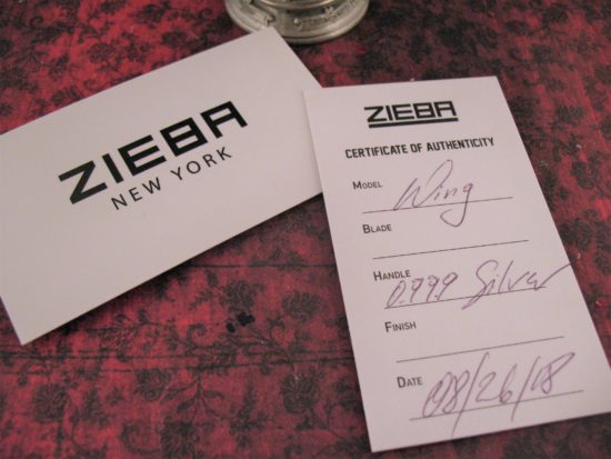 Michael Zieba - Angel Wing Pendant - .999 Pure Silver - Image 5