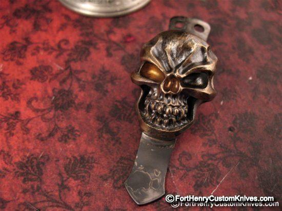 Steel Flame - XL Hardness Flashlight Clip - Royal Bronze