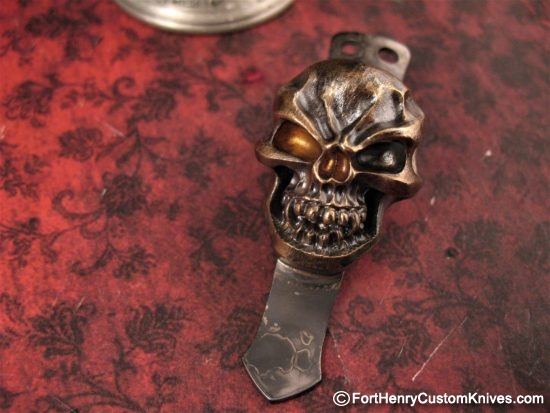 Steel Flame - XL Hardness Flashlight Clip - Royal Bronze