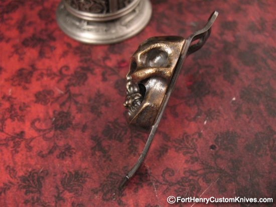 Steel Flame - XL Hardness Flashlight Clip - Royal Bronze - Image 3