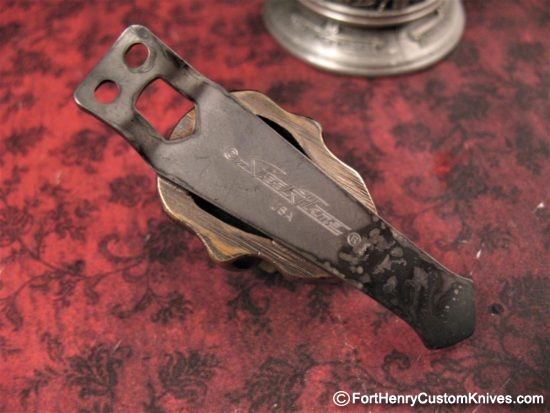 Steel Flame - XL Hardness Flashlight Clip - Royal Bronze - Image 4