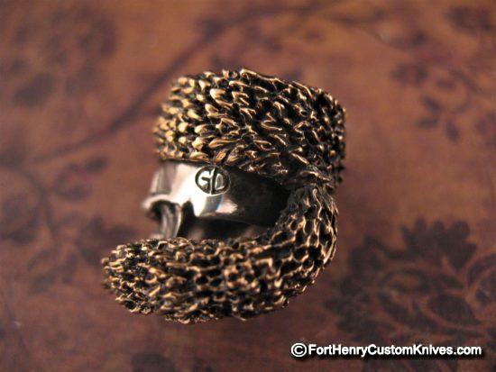 Fort Henry Exclusive - Coon Skin .925 Sterling Skull Bead - Image 5