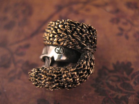 Fort Henry Exclusive - Coon Skin .925 Sterling Skull Bead - Image 5