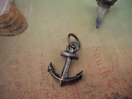 Steel Flame - Anchor Pendant -Royal Bronze - Image 2