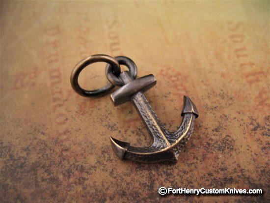 Steel Flame - Anchor Pendant -Royal Bronze