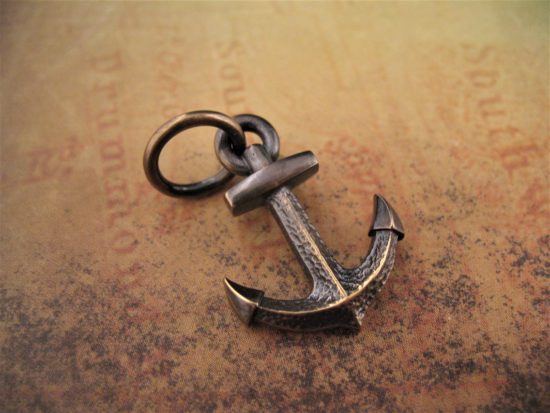 Steel Flame - Anchor Pendant -Royal Bronze