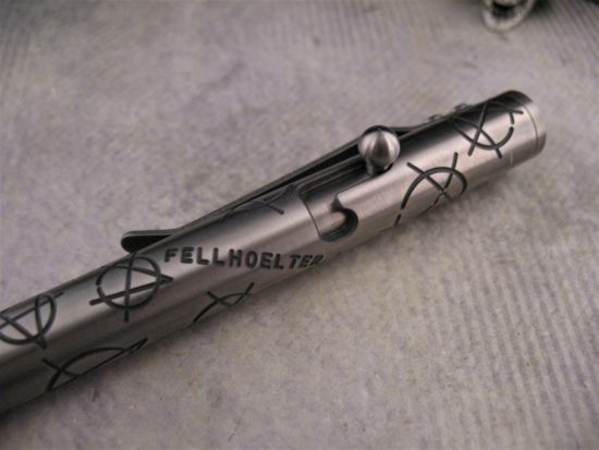 Brian Fellhoelter - TiBolt Deluxe Ti Engraved Pen - Anarchy - Image 3