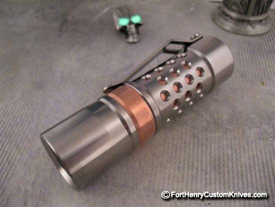 Barrel Custom Flashlight - with Extras