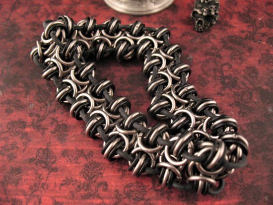 Cory Martin - Large Chain Mail Ring Bracelet - Image 4
