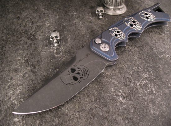 Brian Tighe  - Custom Pierced Skull Tighe Fighter Automatic