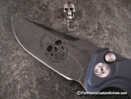 Brian Tighe  - Custom Pierced Skull Tighe Fighter Automatic - Image 4