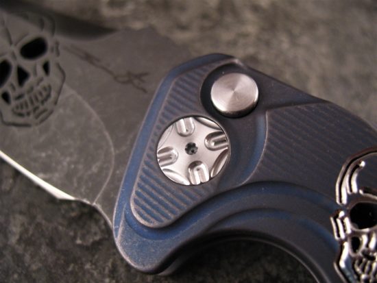 Brian Tighe  - Custom Pierced Skull Tighe Fighter Automatic - Image 5