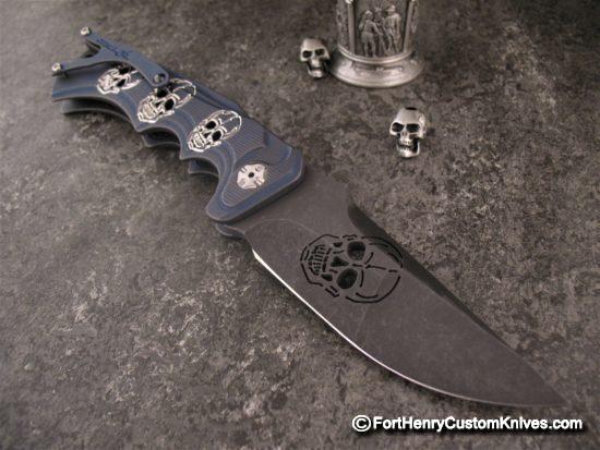 Brian Tighe  - Custom Pierced Skull Tighe Fighter Automatic - Image 9