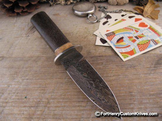 Herb Derr - Gambler's Dagger - Rare Twist Damascus