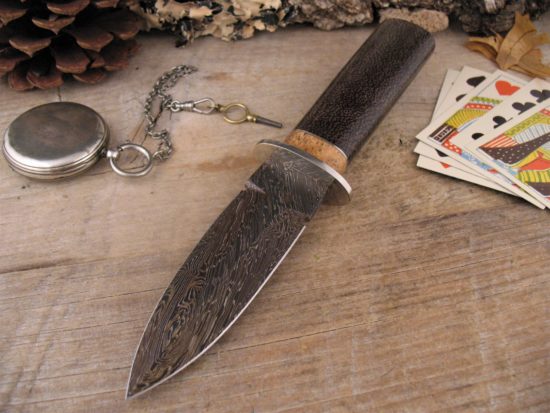 Herb Derr - Gambler's Dagger - Rare Twist Damascus - Image 6