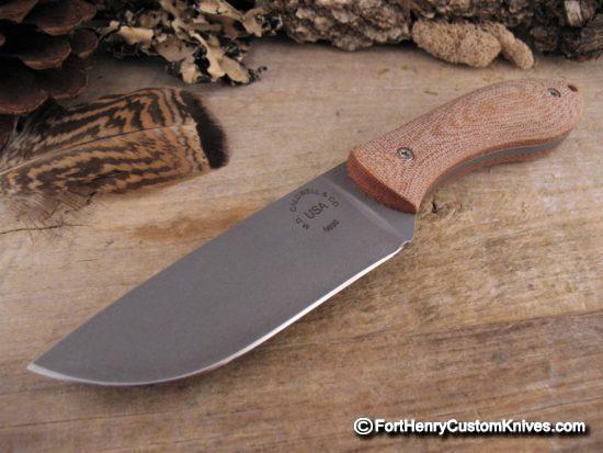 Matt Caldwell - Discontinued - Companion 2/4 Ltd - Tan Linen Micarta