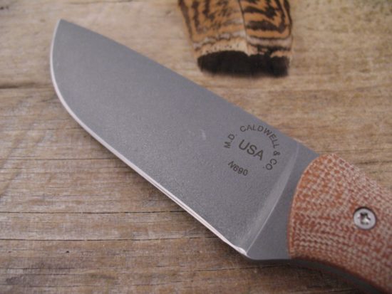 Matt Caldwell - Discontinued - Companion 2/4 Ltd - Tan Linen Micarta - Image 3