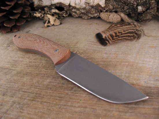Matt Caldwell - Discontinued - Companion 2/4 Ltd - Tan Linen Micarta - Image 5