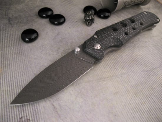 Jason Guthrie - Stainless Damascus Scout