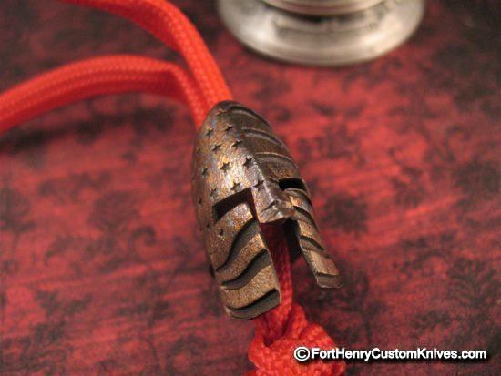 Michael Zieba - Limited Edition - Bronze American Warrior Bead