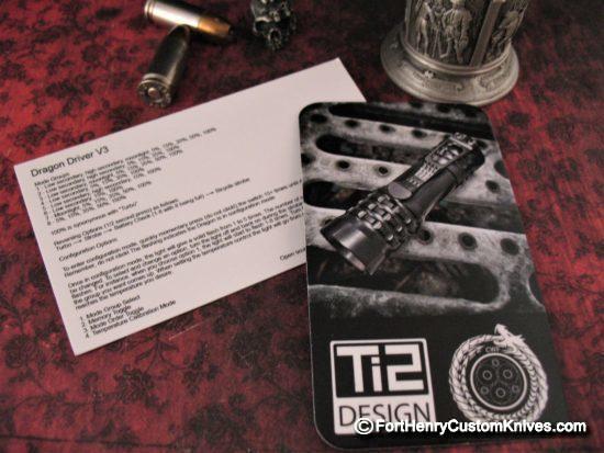 Ti2Design / Mike Bond - Custom Titanium Pele Light - Image 7