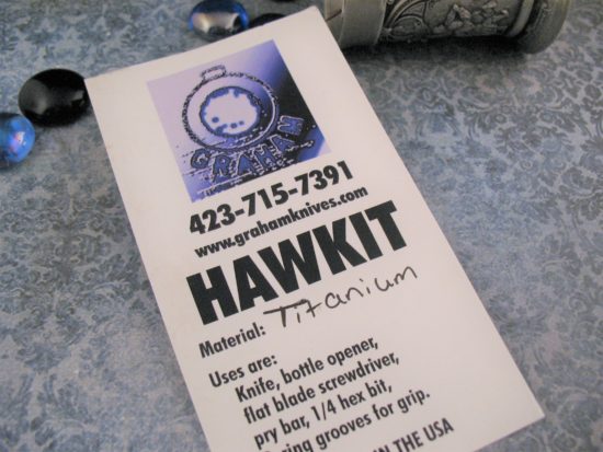 Graham Knives - Titanium HawkIt Multi Tool - Custom Ano - Image 8