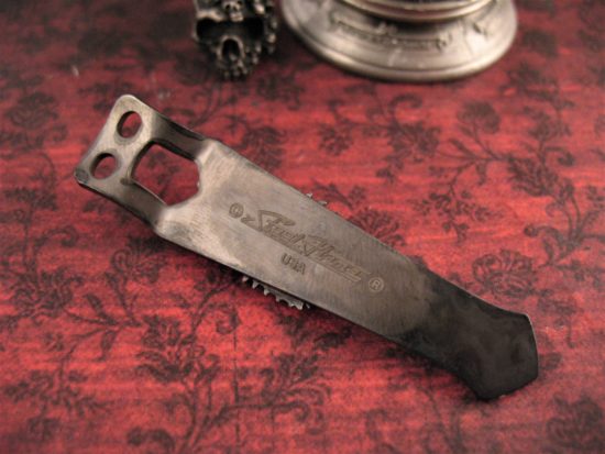 Steel Flame - Custom Dragon Flashlight Clip - Silver - Image 4