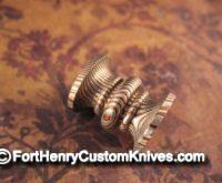 Ti_Gear_Design - Lg Mokume Lanyard Bead