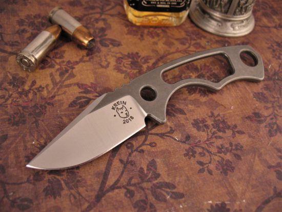 Tom Krein - Custom Cicada Neck Knife