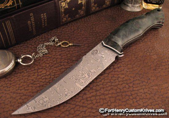 Kamil Dlugosz - Custom Lancet - Stainless Damascus