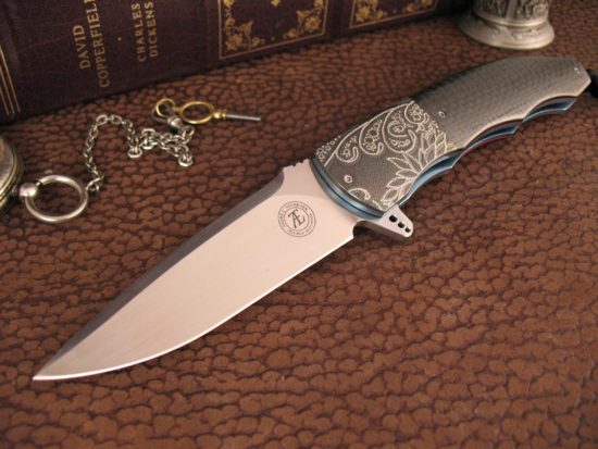 Andre Thorburn - Engraved Gentleman's Flipper - w/Lanyard