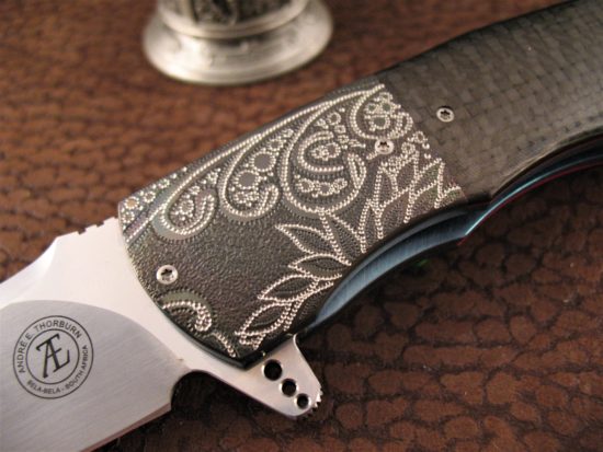 Andre Thorburn - Engraved Gentleman's Flipper - w/Lanyard - Image 4