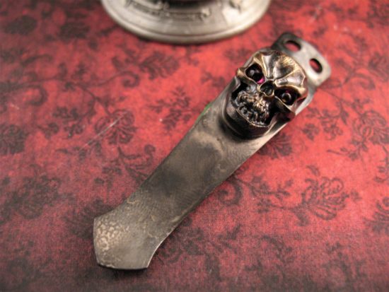 Steel Flame - 3D Hardness Flashlight Clip - Bronze