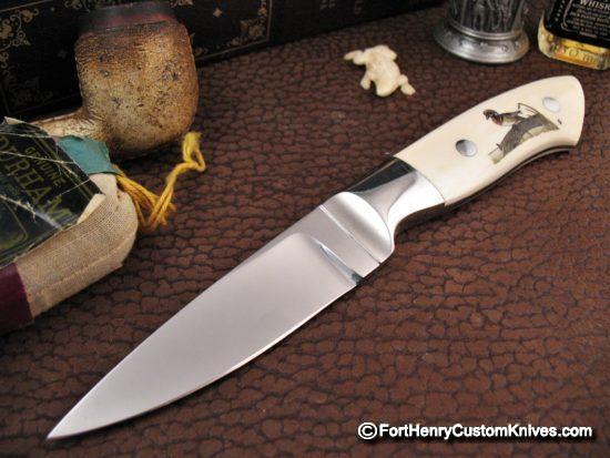 Bill Gordon Defreest - Rare Ducks Unlimited Hunter - Scrimshaw