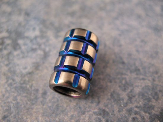 Ti_Gear_Design - Titanium Lanyard Bead - Image 2
