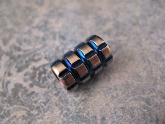 Ti_Gear_Design - Titanium Lanyard Bead - Image 4