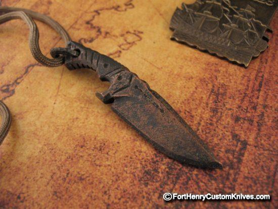 Miller Bros. Blades - Custom Copper Knife Pendant