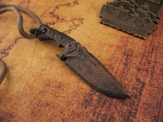 Miller Bros. Blades - Custom Copper Knife Pendant