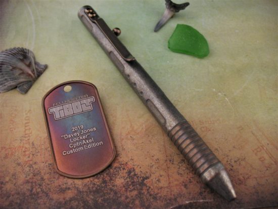 Brian Fellhoelter - Exclusive Cptn Axel TiBolt Pen - Custom Anodized