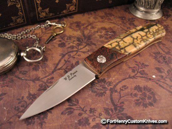 WD Pease - Custom EDC Mammoth Tusk Lockback