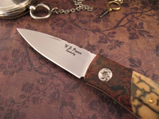 WD Pease - Custom EDC Mammoth Tusk Lockback - Image 4