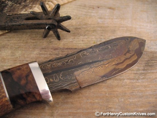 Herb Derr - Bullnose Skinner - Rare Mosaic Damascus - Image 5